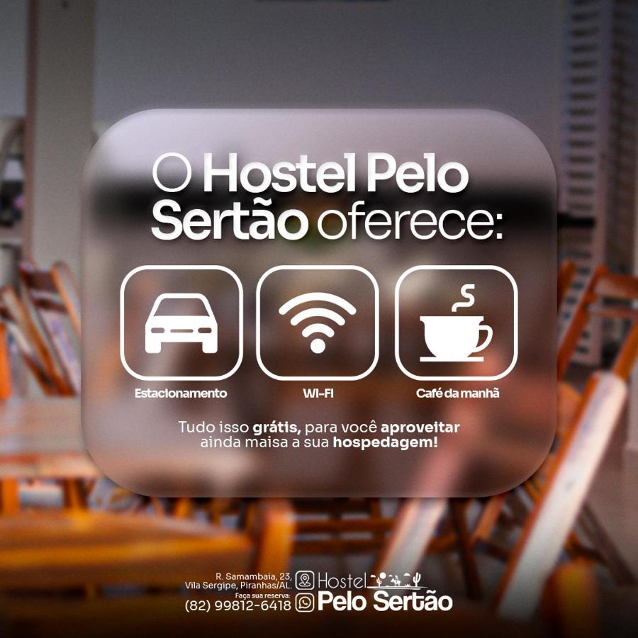 Pelo Sertao Hostel Piranhas Kültér fotó